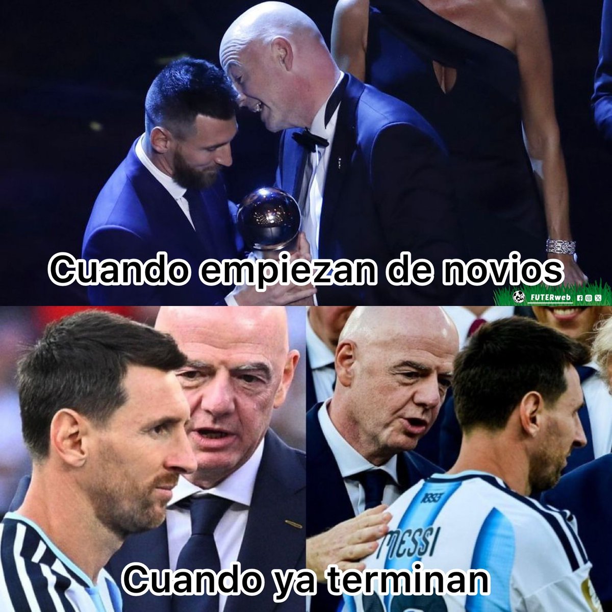 FUTERweb's tweet photo. Cuando el amor se acaba 💔😓 https://t.co/OoXyzY2Bf8