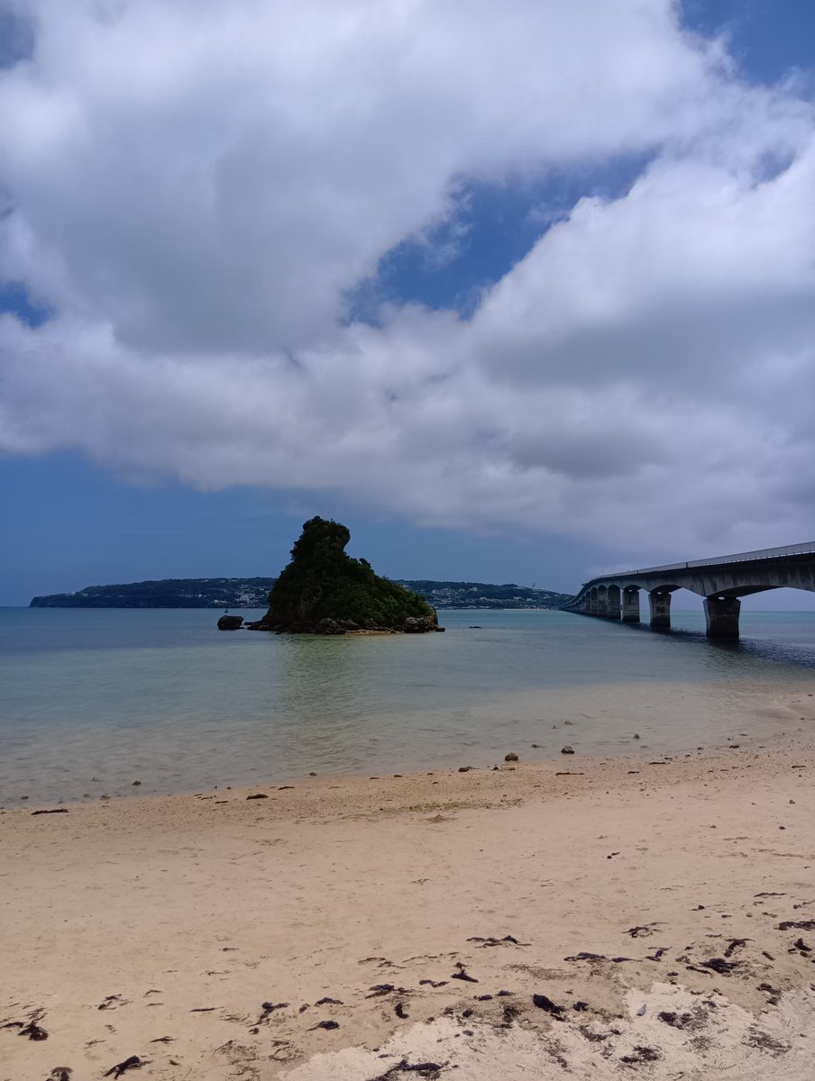 subaru750's tweet photo. 2日目の午前中は沖縄美ら海水族館のイルカショーを観ました( *´艸`)♪無料で観れたので(´>∀<｀)ゝ。イルカのジャンプ凄かったです(　ﾟдﾟ)！それから、古宇利大橋を観て来ました(￣▽￣;)。海が凄く綺麗でしたよ（人´∀`*）♪ https://t.co/H4WyKMa7Ox