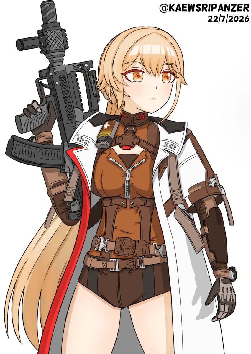 Kaewsripanzer's tweet photo. Groza~❤️
#girlsfrontline2exilium #girlsfrontline #groza #fanart https://t.co/lmiU7rirby