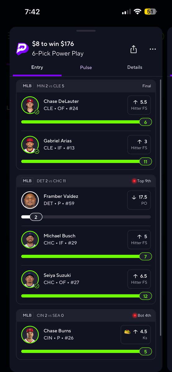cj2_wavyy's tweet photo. @BarrelLabMLB_ w man another 6 man straight from the words and info you put out. I feel bad for anyone who fell for that taco bait I knew it 😭🍀✅ https://t.co/u5xYVirVeC