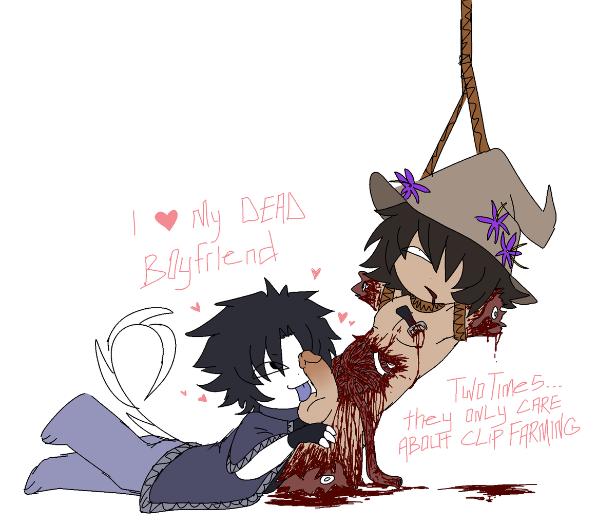 HazardousRazor's tweet photo. Oh… thats gore… thats gore of my comfort character..  #prosaken #prosakentwt #comblox https://t.co/gzHCXoPkim