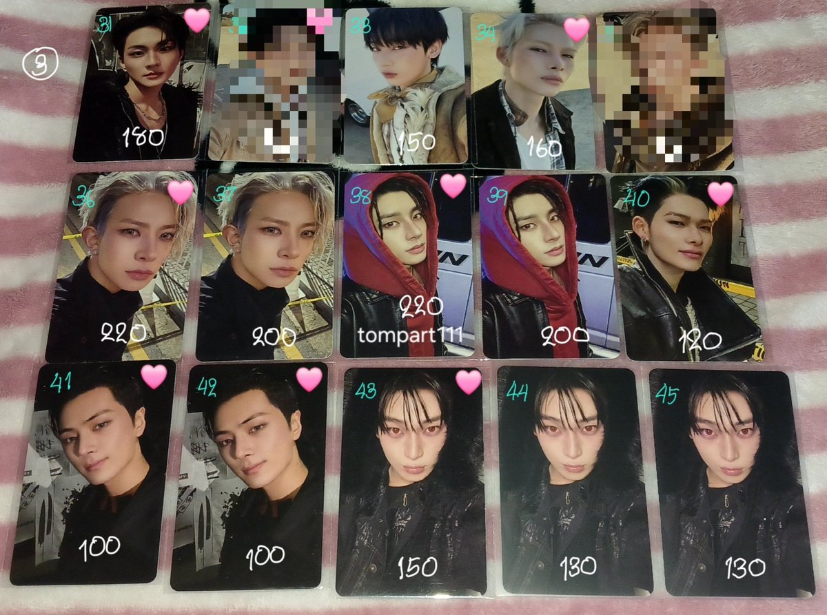 tompart111's tweet photo. •°☆   ready to ship | พร้อมส่ง .☆•°

คาเฟ่ จองวอน ซอนอู นิกิ ไซน์ฮีซึง เจค นิกิ ซอนอู เจย์ จองวอน

* ตำหนิ
🩷= ยังไม่แกะซอง

📦 ค่าส่ง 40  (พื้นที่ห่างไกล +15 )ซื้อครบ 300  จุ่มแถมการ์ดไปให้ 1-2 ใบ
สนใจdmมาเลยยย /ดูเพิ่มเติมได้
#ตลาดนัดENHYPEN #ตลาดนัดเอนไฮเพน #ตลาดนัดเอนจีน https://t.co/alArX9mHYn