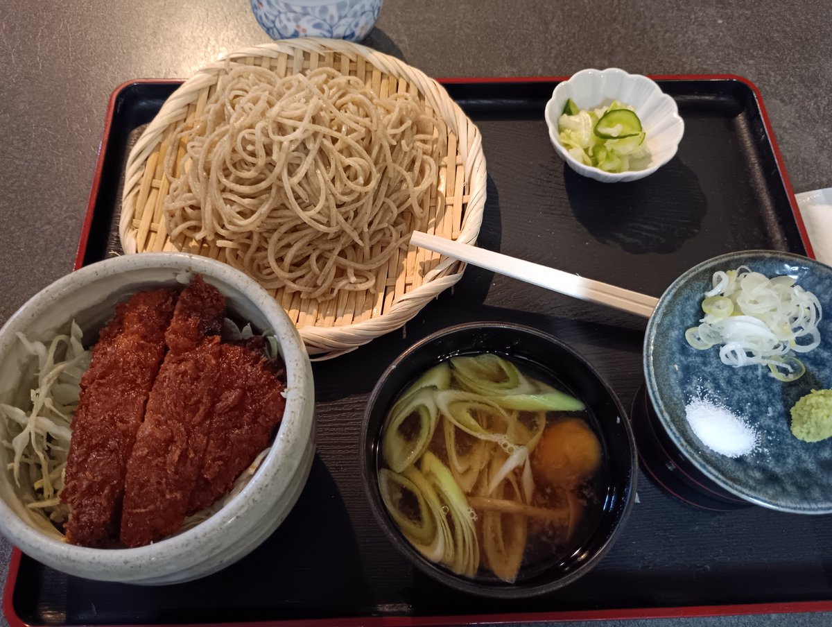 y_dianaka's tweet photo. #十割そば
#ソースかつ　(ミニ
#なごみ
#駒ヶ根 https://t.co/T995FuCXO8