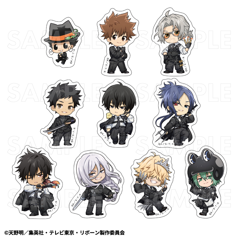 家庭教師ヒットマンREBORN! ダイカットボードバッジ 2026年9月発売予定 家庭教師ヒットマンREBORN! 【BATTLE MODE BLACK