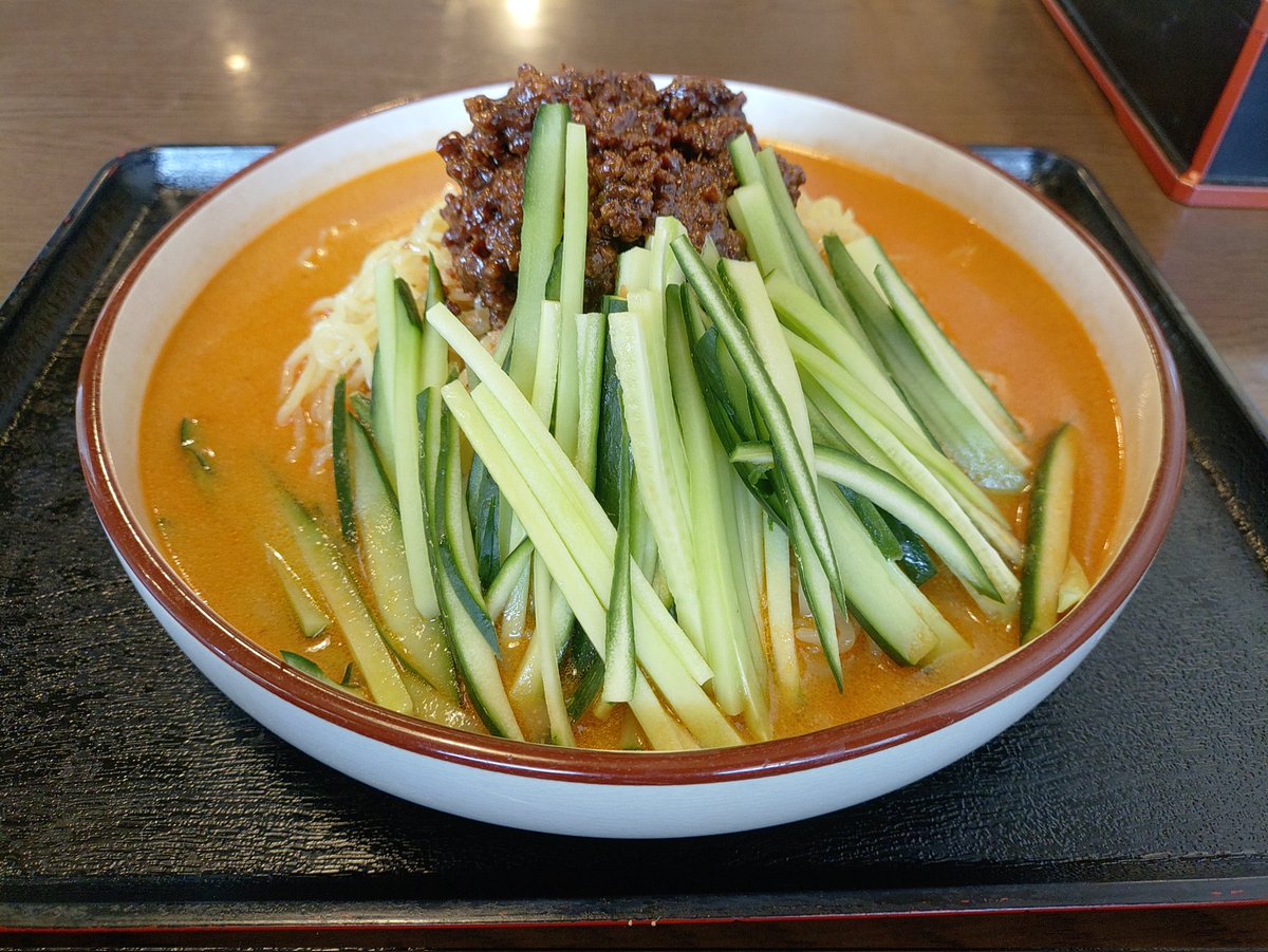 rocket74534026's tweet photo. 今日のランチは…

冷やしタンタン麺(麺大盛)1400円😋😋😋

#上田市
#ちくりん https://t.co/4c23pL51pS