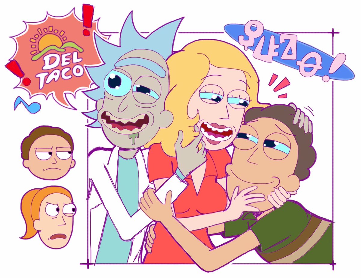 bolly__quinn's tweet photo. my three weed smoking girlfriends if you even care #rickandmorty #rickandmortyfanart https://t.co/xdqmFoZTEO