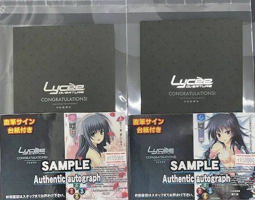 Lycee リセオーバーチュア 大坂城 中村繪里子 直筆 サイン カード リセオーバーチュア 販売情報】 ＃lyceetcg こちらのLyceeOverture直筆