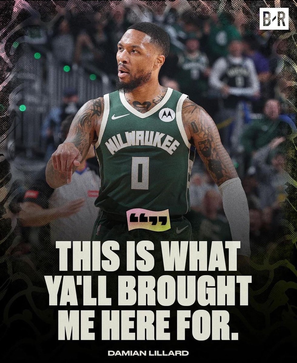 BucksShowYo's tweet photo. He’ll always be respected in this city @Dame_Lillard 🫡 https://t.co/lKCrbtayYb