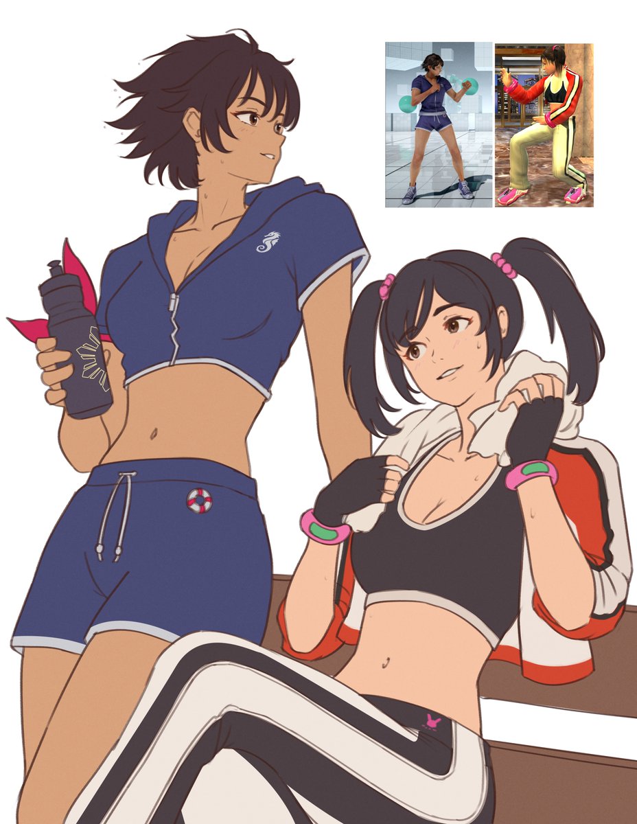 DonutsInManila's tweet photo. cool down🥤 (P4 Josie &amp; T4 Xiaoyu)
#tekkenart https://t.co/tpezH4wKDQ