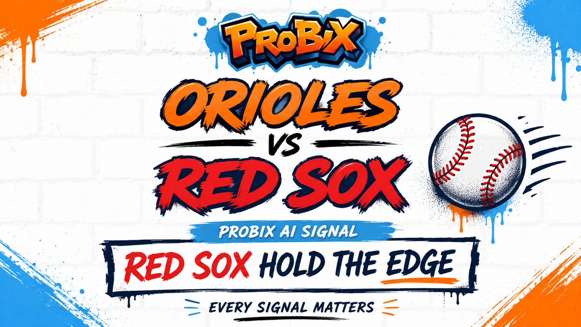 ProBix_AI's tweet photo. ⚾ MLB AI Match Signal

Baltimore Orioles vs Boston Red Sox

🔴 Red Sox — Strong Edge
🟠 Orioles — Competitive
Boston’s 14-game winning streak gives it the momentum edge, while Baltimore’s recent surge keeps the matchup open.

Probability, not certainty.

#MLB #ProBix #AISports https://t.co/9nLAqhU9zx