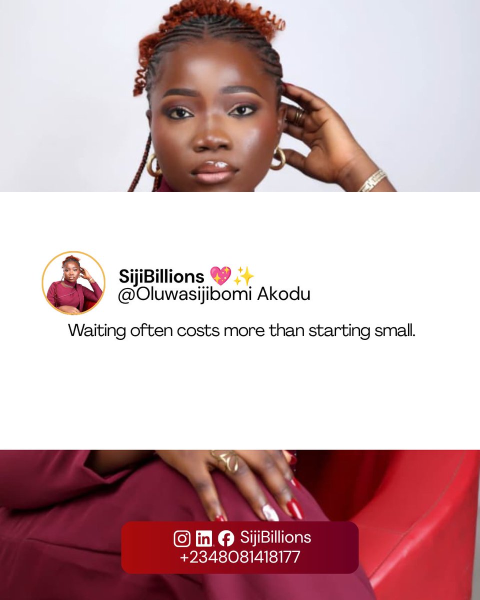 Akoduoluwasiji2's tweet photo. The difference between struggle and stability is often just one thing—starting early. Don’t delay what your future depends on.
#StartEarly #FinancialGrowth #WealthMindset #FinancialFreedom #SijiBilions https://t.co/ed9IuZr42M
