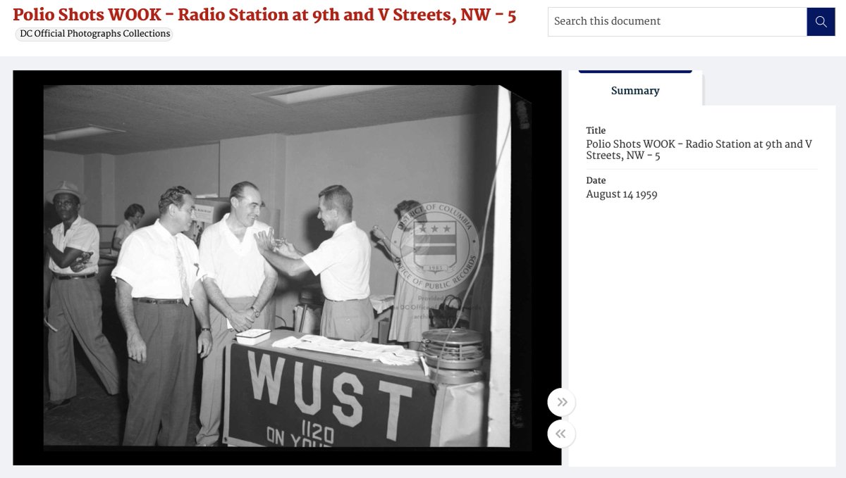 a_r_marshall's tweet photo. Here's the current home of the @930Club being used as a Polio vaccination clinic in 1959 https://t.co/PPxL0en60h