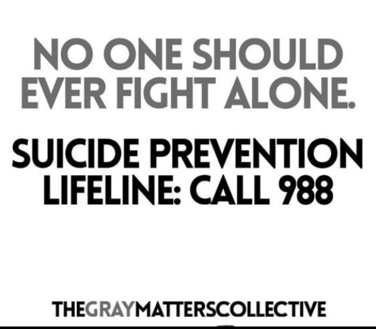 SailorMan612's tweet photo. #22to0
#SuicidePrevention
#TalkAwaytheDarkness
Everyday a large number of people especially veterans try to commit suicide, even one ☝🏻 a day too many. Dial 📱☎️📞 988 for help.
@FryPeggy1 
@TXTransplant45
@jamilynewriter 
@Dallas3331461 https://t.co/GAjP4kRxLH