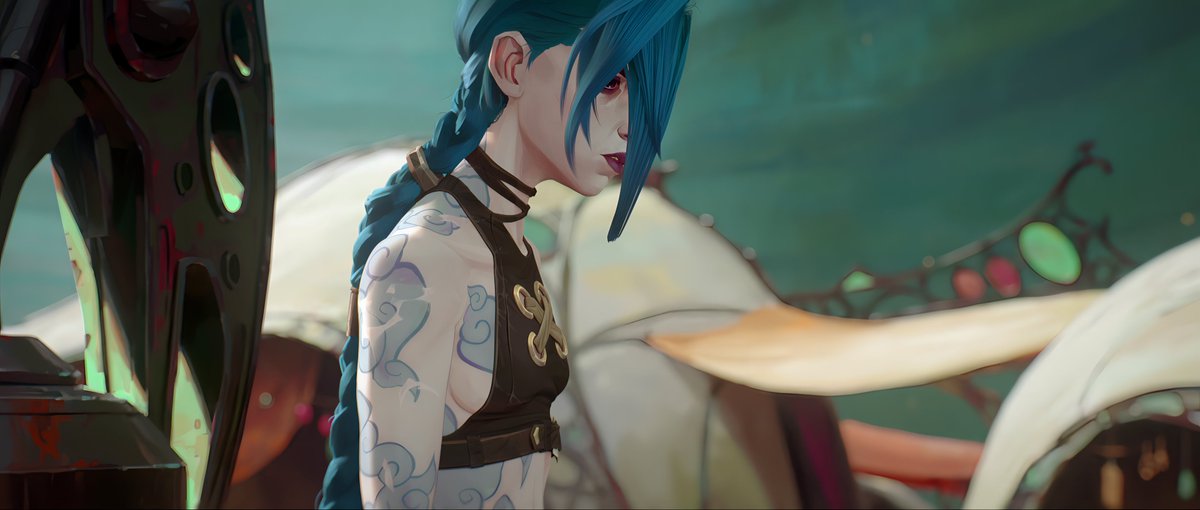 arcanephilly's tweet photo. there’s my favorite menace.
#arcane #jinx https://t.co/zfVH6CpFxV