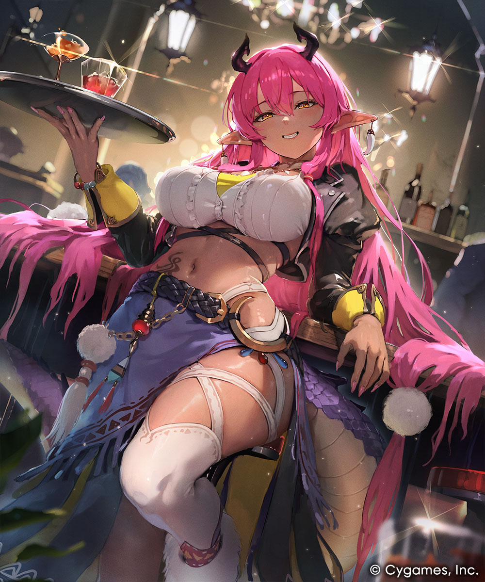 Mani_chi_MT's tweet photo. Shadowverse: Worlds Beyondにて「ドラゴニックサーバー」を描かせていただきましたー！ https://t.co/RmpXqPMrEr