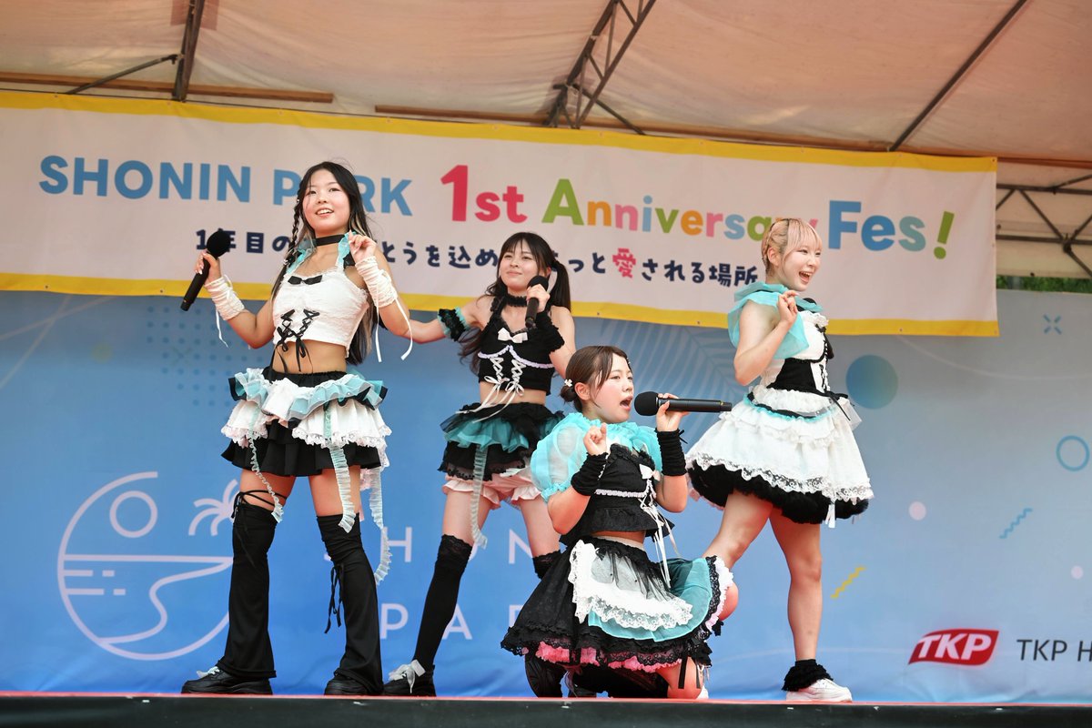 ONO_MAX_ONO's tweet photo. 2026/07/19
別府市 SHONIN PARK @TKP_jp
SHONIN PARK 1st Anniversary Fes!
Chit Chat
#AOI さん #MOENE さん
#COCO さん #NOWA さん
SHONIN PARK1周年イベにコチラも9月で1周年のちとちゃさん
#キリトリセカイ #ファインダー越しの私の世界 #福岡 #アイドル #ちとちゃ #カメラを持ったアホウドリ https://t.co/w6ilIPvK66