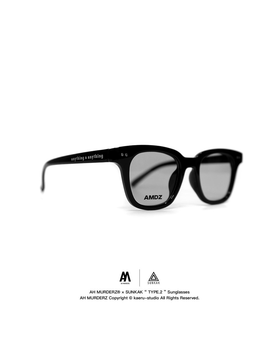 レア即完 AH MURDERZ SUNKAK Type.2 Sunglasses お買い逃しなく !!!!!!!! AH MURDERZ × SUNKAK 