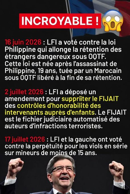 JBemfair's tweet photo. LFI est pour la voyoucratie la preuve : https://t.co/qj7oJFlpZe