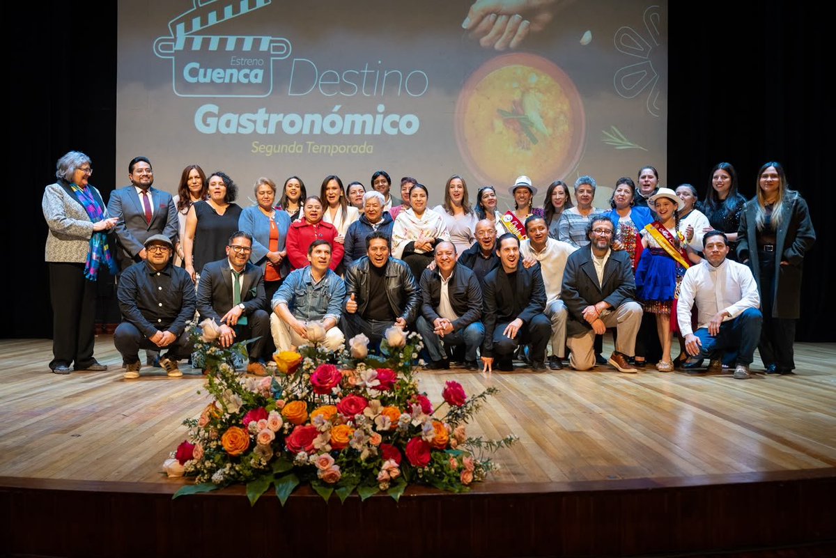 MarisolPenaloz2's tweet photo. ¡Cuenca enamora al mundo por su sazón y su cultura! 🍽️❤️

Participamos en el estreno de la temporada 2 de “Cuenca Destino Gastronómico”, una producción que muestra el alma de nuestra gastronomía y la calidez de su gente. 🎥🇪🇨

#QueCuencaNosUna ❤️💛 https://t.co/gkmfhChQkq