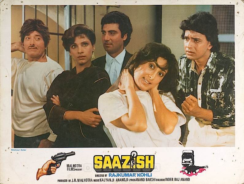 BollyMemories's tweet photo. #38YearsOfSaazish 22Jul1988
#RaajKumar #MithunChakraborty #Dimpalkapadia #RajBabbar #AnitaRaj #VinodMehra #AmrishPuri #KaderKhan #Montynath #AnitaAdvani #ShaktiKapoor and #Dharmendra
#AnandBakshi
#KalyanjiAnandji
#RajkumarKohli https://t.co/YM0xQHvfaq
