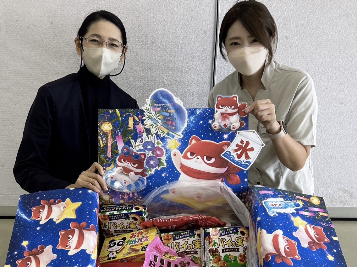 ＊まるまる様＊リクエスト21点セット まとめて売り マルハン青梅新町店が「今井城学園」様にお菓子やティッシュなどを寄付