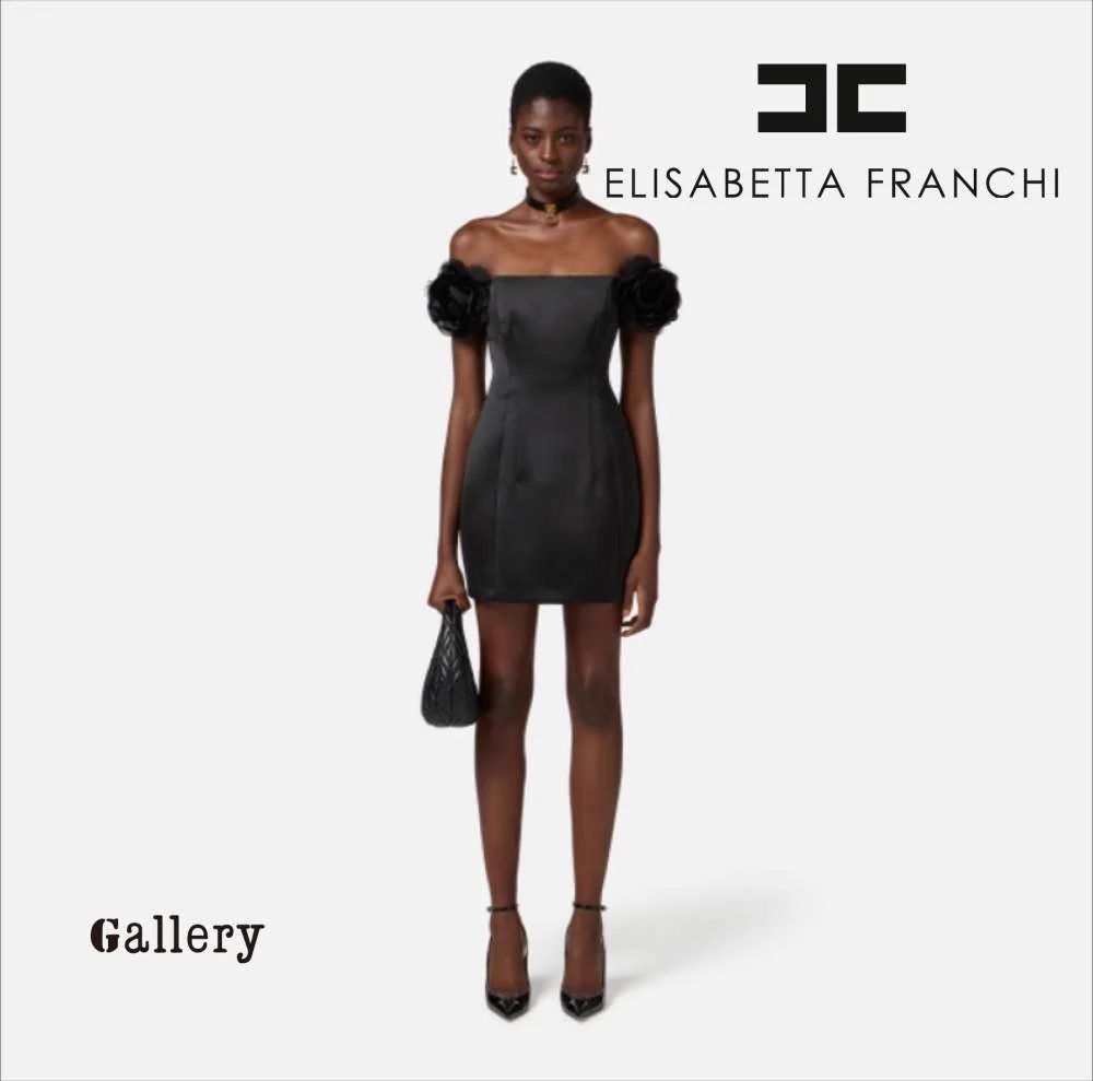 【未使用美品】ELISABETTA FRANCHI ブラック 膝丈ドレス なんばCITY【公式】 on X: 