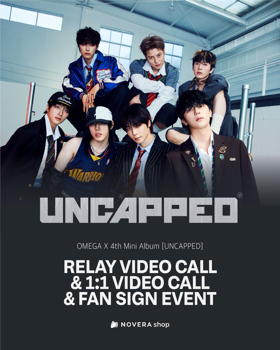 auroramuzshop's tweet photo. #OMEGA_X #오메가엑스
OMEGA X 4TH MINI ALBUM [UNCAPPED] 
RELAY CALL &amp; 1:1 VIDEO CALL&amp; FAN SIGN EVENT 
~ 7월 24일(FRI) 23:59 KST 까지 진행!
🇰🇷 https://t.co/M9HYeb20Lb
🌎 https://t.co/7Io03drqfv

많은 참여 부탁드립니다🙏🏻
#노베라
@OmegaX_official https://t.co/sVqODSF7dB