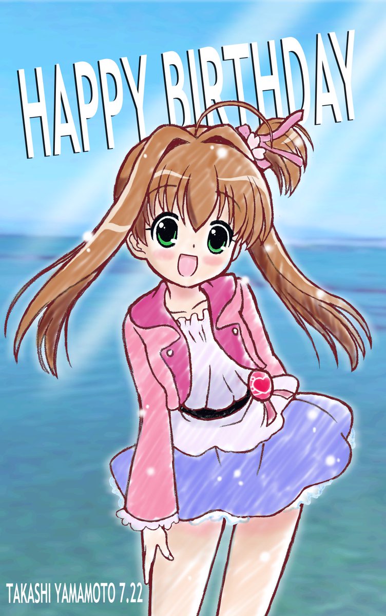 tenshi20012001's tweet photo. 改めて
あかりちゃん、ハッピーバースデー！
背景は、てぃんくる☆舞台の
神奈川県真名瀬海岸です
東急バス真名瀬バス停に鐙摺バス停の上物を被せたのが
アニメ作中のバス停になります
漁港なので、海岸から海を望んだ景色は、お隣りの三ヶ下海岸が
アニメに近いですね
#ジュエルペットてぃんくる☆ https://t.co/3F22dTgYQR