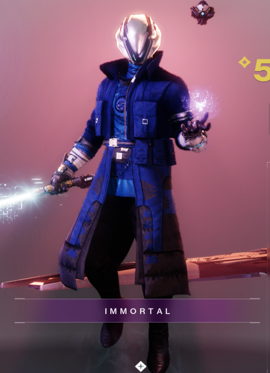 Caracopper's tweet photo. With one last quest at the stroke of midnight, finally got the Immortal title! #Destiny2

Probably the last title in the game, so it was a fun ride playing this game~
Still gonna do a few more things like collect the exotic weapon I want, but yeah! Good stuff! https://t.co/YB1NSfthnB
