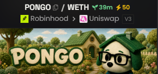 pongohood's tweet photo. boost 50x on dexscreener https://t.co/xWhxaGIR2m