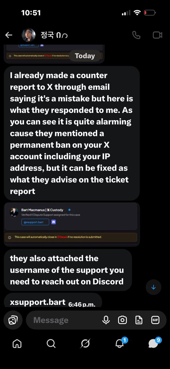 bunnik_111's tweet photo. Does anybody know if she’s got hacked !?? Here’s the rest of the conversation
And I’m sorry to bother, I’ll be tagging some accs that I follow that also follow her.

@/dionyggukzzz is her username https://t.co/BQ2UlOOJ9E