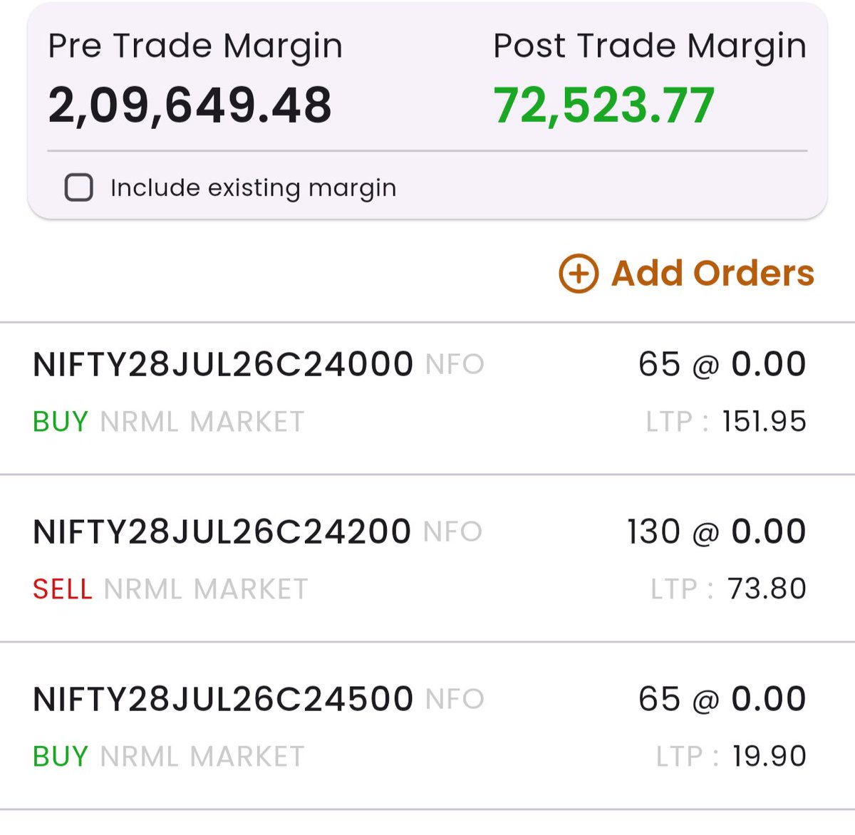 dkjain89's tweet photo. For those who believe market will bounce above 24000, not today but upto next Monday. The strategy is for them. 

Risk 25 points around.
Reward 175 points somewhere at expy day.

Disc: Understand the risk and  Do your own analysis. It has no relation with your profit or loss. https://t.co/x3d34RrXnN