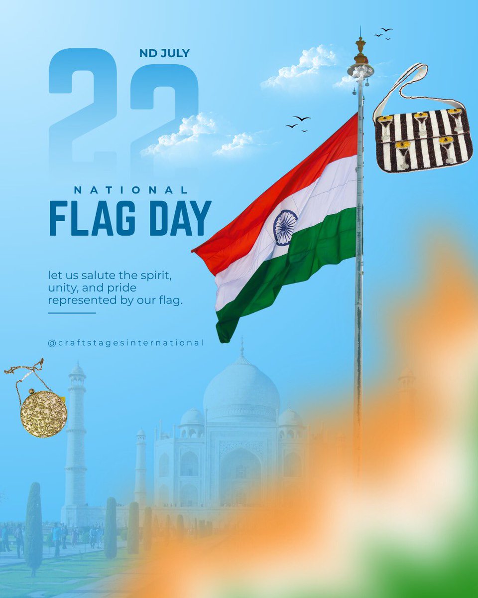 CraftstagesCs's tweet photo. Today, we proudly salute the Tiranga—a timeless symbol of our nation's courage, unity, and freedom. May its colors continue to inspire us to stand together, celebrate our heritage, and work towards a brighter future. Let's honor the pride that unites every Indian. Jai Hind! ❤️🤍 https://t.co/JpCqHediek