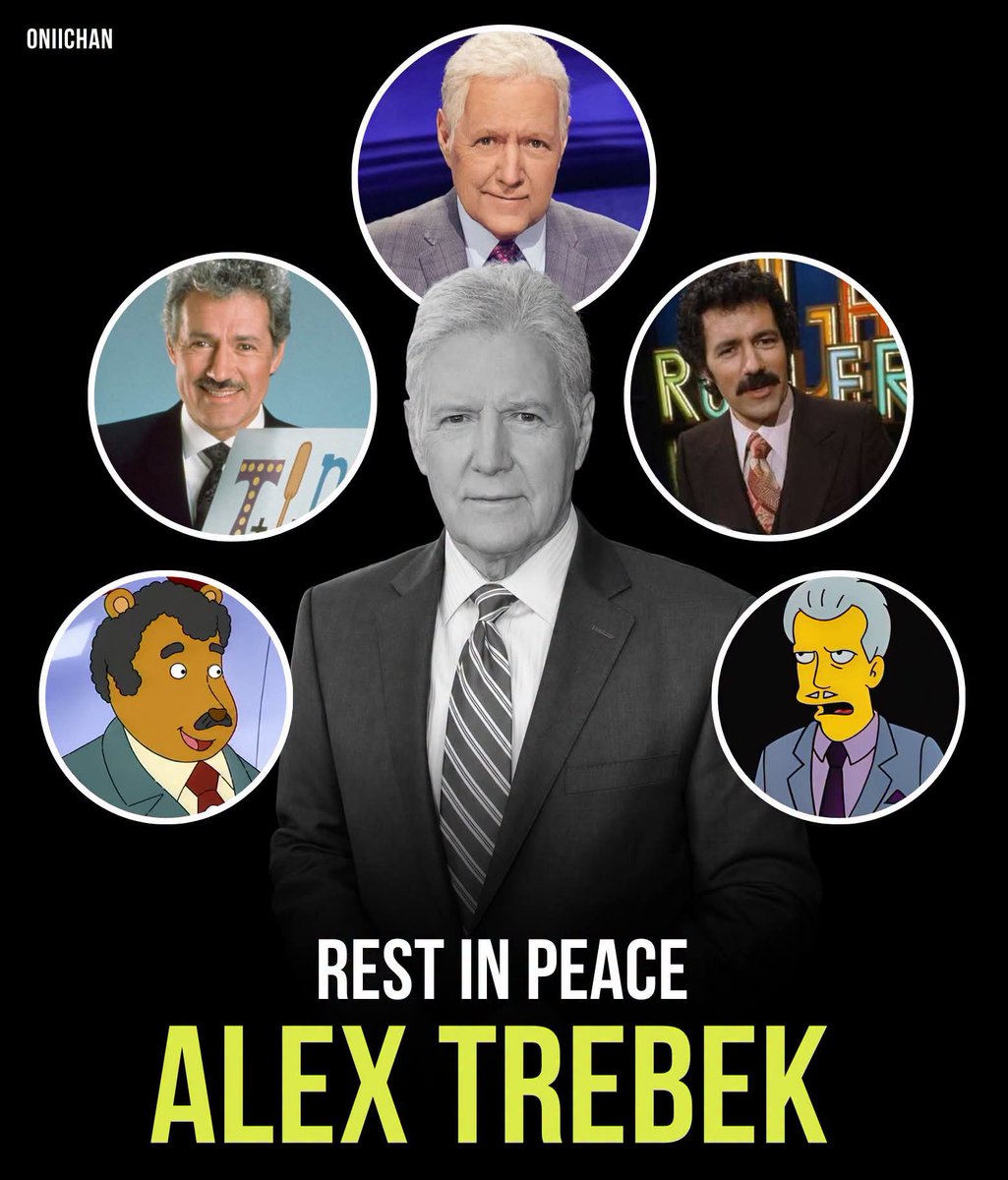 oniichanph's tweet photo. Alex Trebek would have turned 86 today 🥺

Rest in peace to the legendary host of Jeopardy! for 37 years.

A beloved Canadian-American television personality whose intelligence, calm presence, subtle humor, and unmistakable voice made him one of the most respected game-show hosts of all time, including:

• Host — Jeopardy!
• Host — Classic Concentration
• Host — High Rollers
• Alex Lebek — Arthur — voice
• Alex Trebek — The Simpsons — voice
and many more memorable appearances.

For more than three decades, Trebek welcomed millions of viewers into the world of Jeopardy!, turning knowledge, curiosity, and friendly competition into a treasured part of everyday television. His warmth, professionalism, and genuine respect for the contestants made him feel like a trusted friend to generations of fans.

Alex Trebek passed away on November 8, 2020, at the age of 80. Though he is no longer with us, his remarkable legacy continues through the program he helped define and the countless people he inspired to keep learning.

Happy Heavenly Birthday, Alex Trebek ❤️