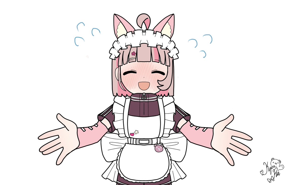 KyuruRinSama's tweet photo. I’m super shy sometimes… #KyuruArt https://t.co/RLXJk1f2LD