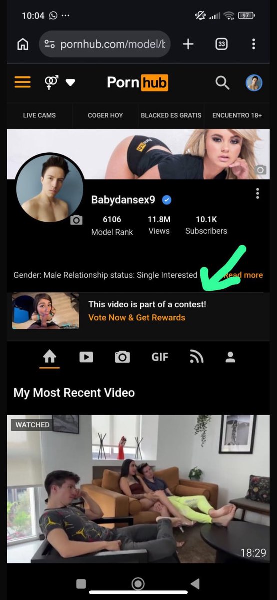 AmberCum69's tweet photo. Vallan a apoyar con su voto a buen @BabyDanOF 
Solo pícale aquí 👇🏽😈

https://t.co/ZYwvkrntr3 https://t.co/SBxKYP8wOa