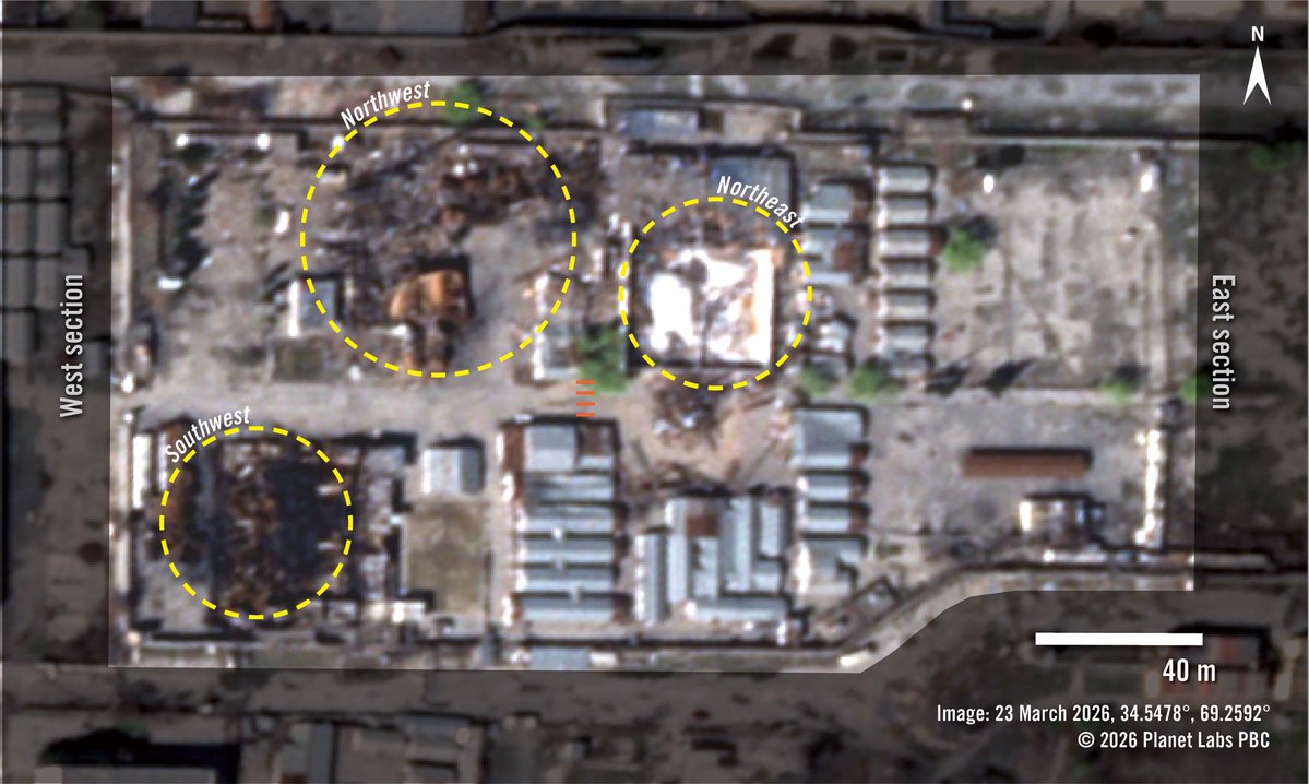 ElianPeltier's tweet photo. Amnesty International on Pakistan’s strikes on the Omid drug rehabilitation center in Kabul in March: “possible war crime.”

“Amnesty International open-source investigators and weapons experts analyzed these videos, as well as evidence directly received from local sources and online. The videos consist of black and white drone and fighter aircraft feeds that show the air strikes from various angles. None of these videos, nor footage gathered from ground sources, allow the identification of conclusive evidence of weapons, ammunition or other explosive goods stored in the area. The footage does not show secondary explosions immediately following the strikes, which would constitute evidence of a possible ammunition storage.”

https://t.co/lWBJrp9shh