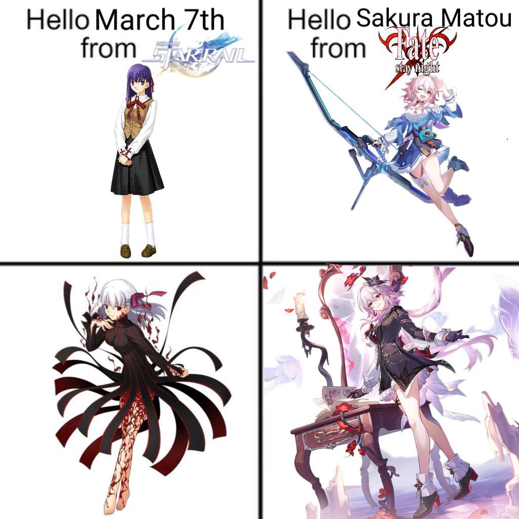 その他 Sakura Oh yeah we're getting the Heaven's Feel Sakura collab with Dark