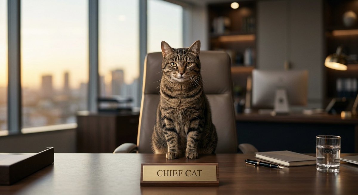 fidelCatstroRH's tweet photo. 15 years as Chief Cat. Zero performance reviews. This is what leadership looks like. https://t.co/ox0VkGS0iZ