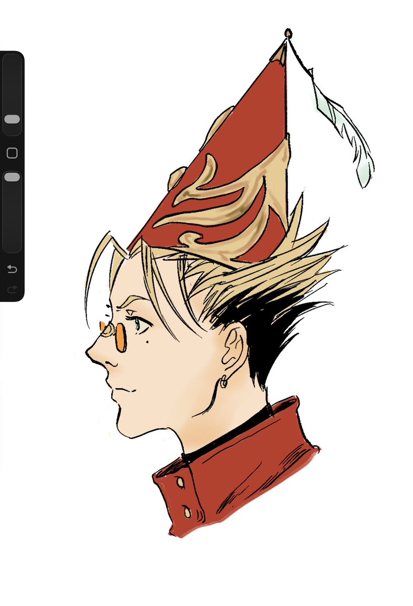 angebluee's tweet photo. Late night brainwrom #witchhatelier #trigun 
May make a full design lmao https://t.co/tYZBKGnZSO