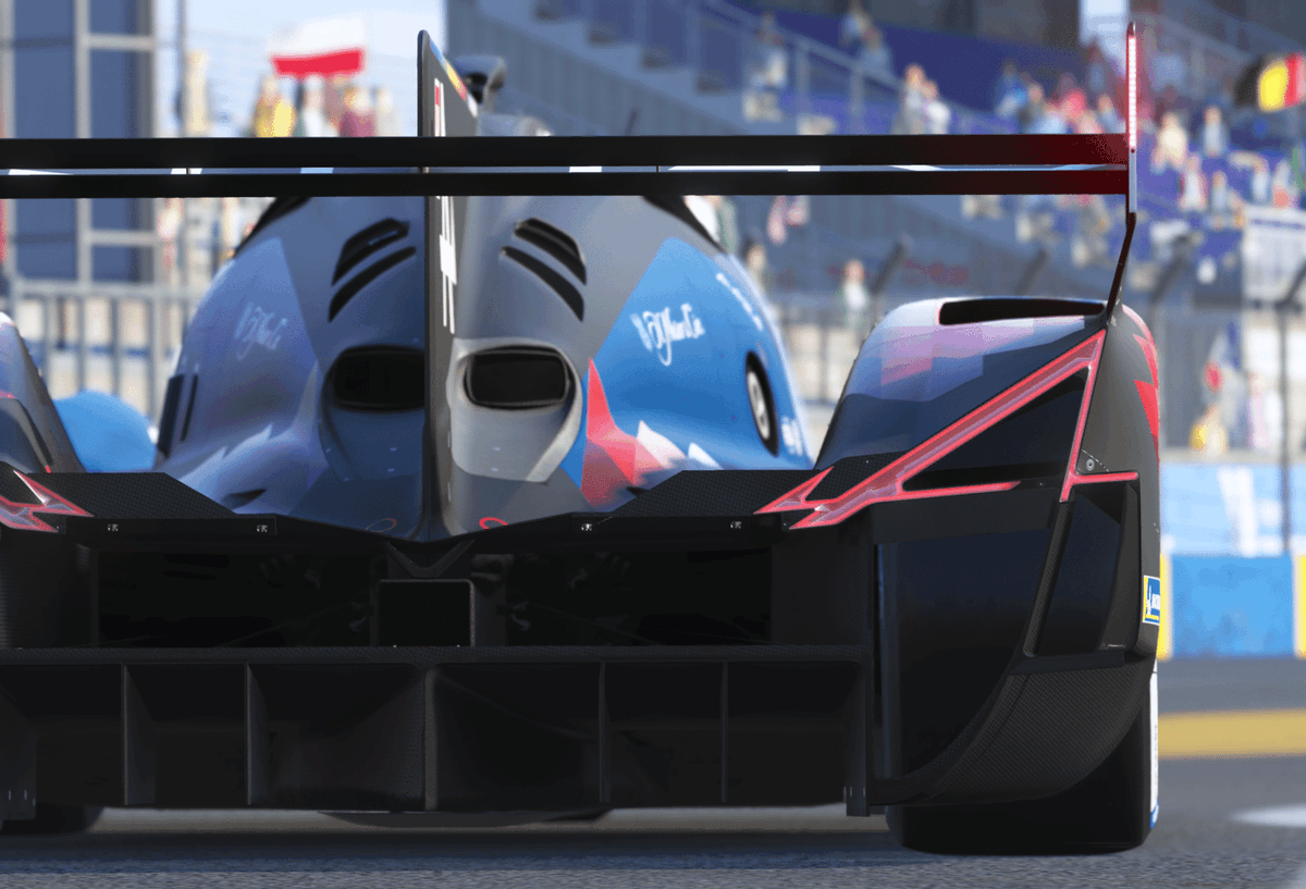 rednaxelafx_alt's tweet photo. Alpine A424 in LMU
← 2024 ver
→ 2026 ver (new)

変更点：
テールライトあたりのガーニー
ディフューザーのストレーキ
リアのボディワークが全体的に低くなったかも
全部再現したのね、すこ https://t.co/JjJNQP55jO
