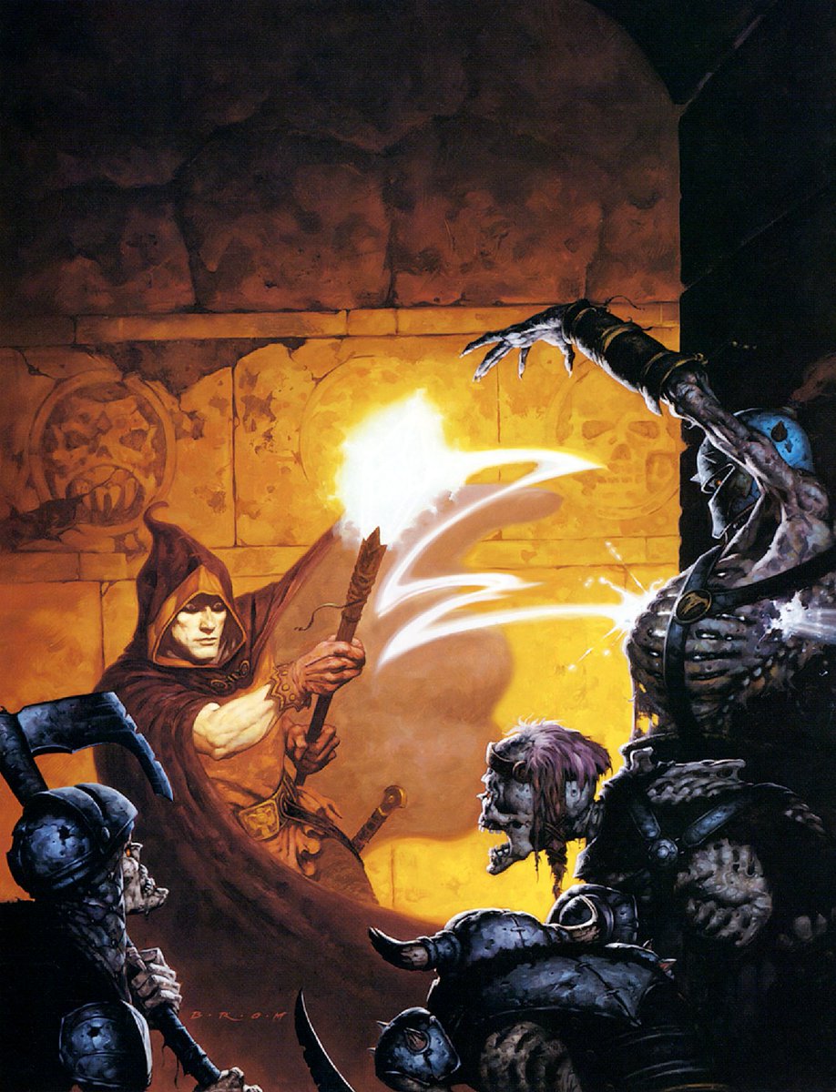cimerians's tweet photo. Heretic 'Druid' painting by Gerald Brom
#gameart https://t.co/taov8nCQkC