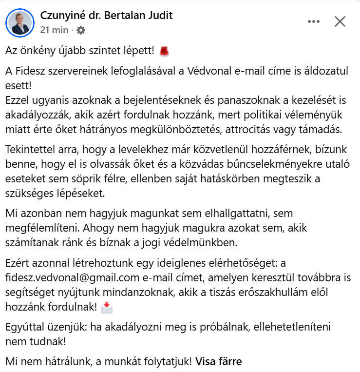 ladysweden's tweet photo. ‼️Információ! A Védvonal ideiglenes e-mail elérhetősége: 

fidesz.vedvonal@gmail.com