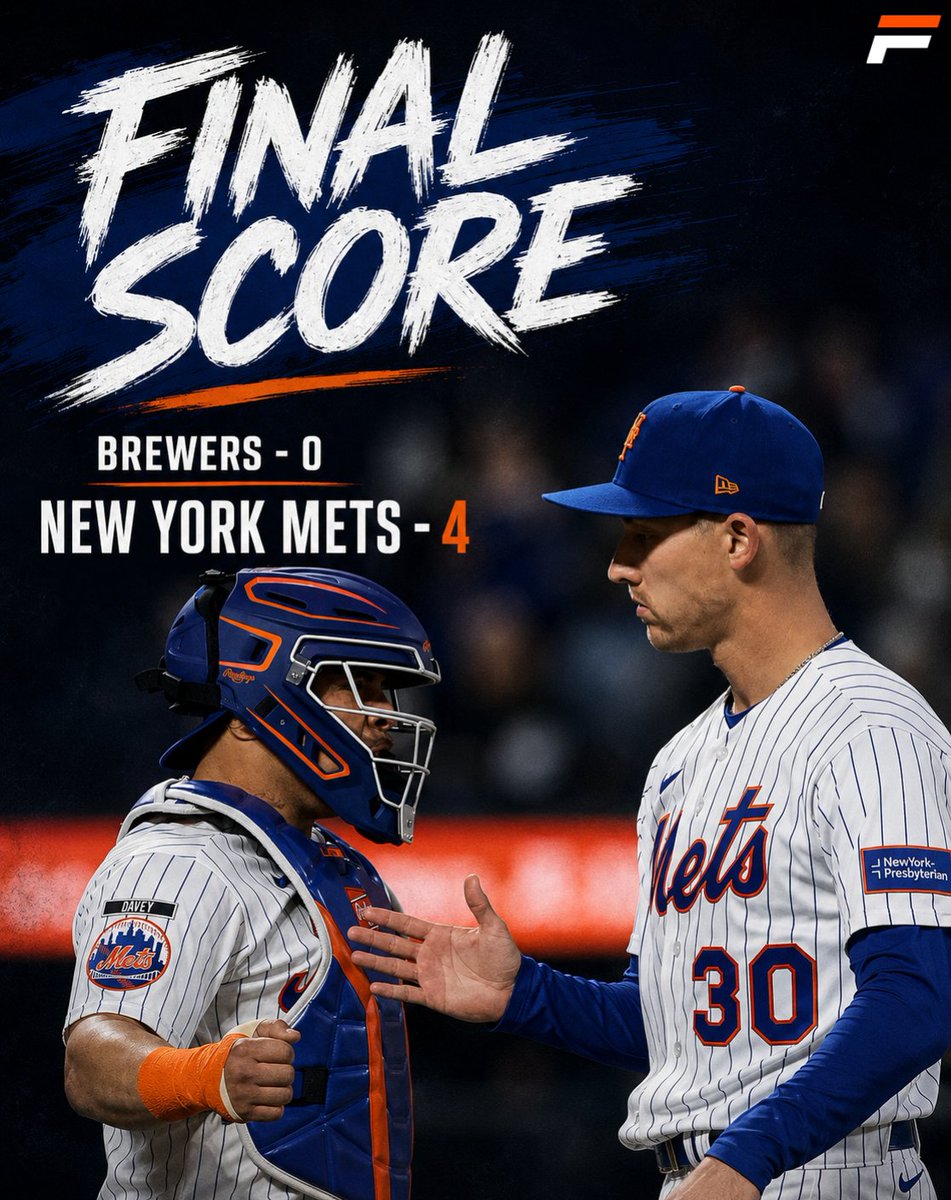 FPSportsMedia's tweet photo. Game 2 Recap: Mets Blank Brewers 4-0 Behind Zac Thornton’s First Major League Win
#Mets #LGM #Brewers #MLB #MajorLeagueBaseball #Baseball #MLBRecap #ZacThornton #FranciscoLindor #BaseballNews #FreneticPaceSports
Read Here:
https://t.co/gVkH9OpkKs https://t.co/NYKByeaEb3