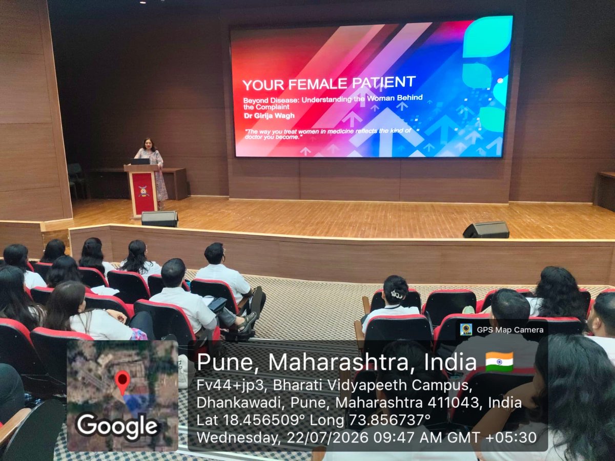 jeereeya's tweet photo. For 15+ years I’ve delivered “Your Female Patient” to interns.
The core message remains unchanged:A female patient is never a case file she is a human being with a story.Respect. Privacy. Consent. Dignity.
Non‑negotiable pillars of good medicine. https://t.co/fR7dDj7Oue