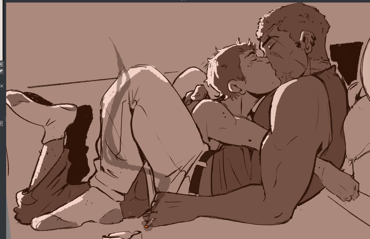 leftbooblover's tweet photo. Quick Pyrrha and Paul warmup https://t.co/0zpyRdNdXW