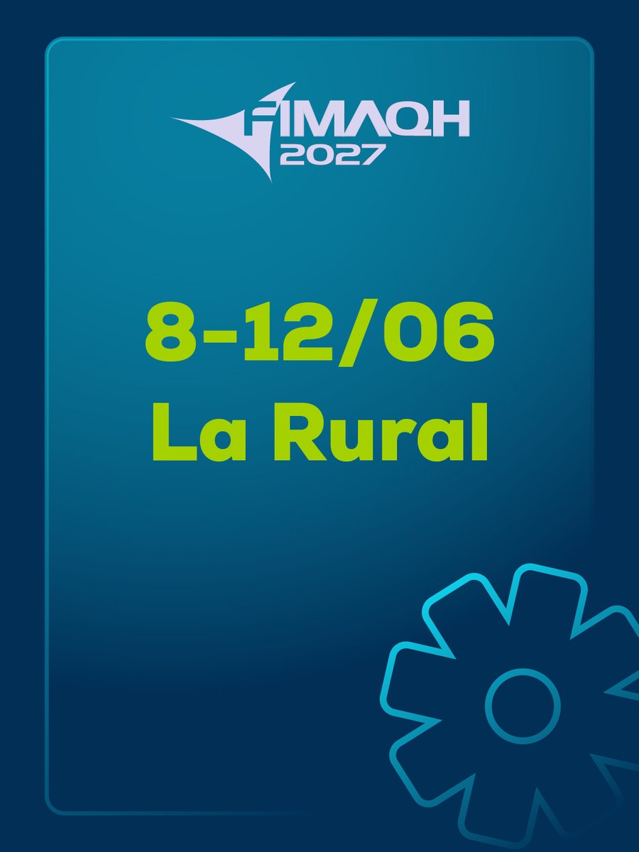 FIMAQH's tweet photo. ¿Vas a ser parte de la nueva edición de FIMAQH? 💥 
Si querés ser expositor, ya podés reservar tu lugar escribiendo a coordinacion@fimaqh.com 🤝 https://t.co/F7Rd3Mi5y0