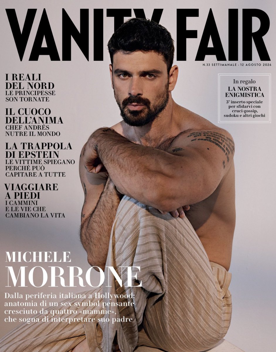 Guapazos's tweet photo. Michele Morrone para Vanity Fair Italia 🔥 https://t.co/0EAxBtsn0n