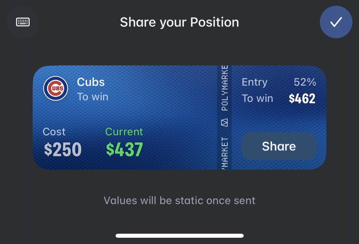 Johnmhvv's tweet photo. Guess again dickhead. Cubs ML https://t.co/hXZVeKaUAk