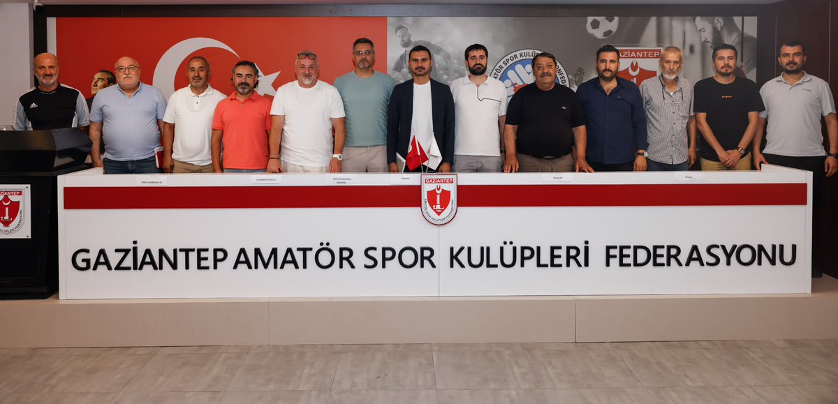 askfgaziantep's tweet photo. Gaziantep Askf Yönetim Kurulu Toplantısı Gerçekleştirildi.

Gaziantep Amatör Spor Kulüpleri Federasyonu Yönetim Kurulu Toplantısı, 04 Ağustos 2026 tarihinde ASKF Hizmet Binası’nda gerçekleştirildi. @taskk_1980  @oalperk https://t.co/j61Am7O4sB